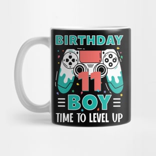11th Birthday Boy Gamer Funny B-day Gift For Boys kids toddlers Mug